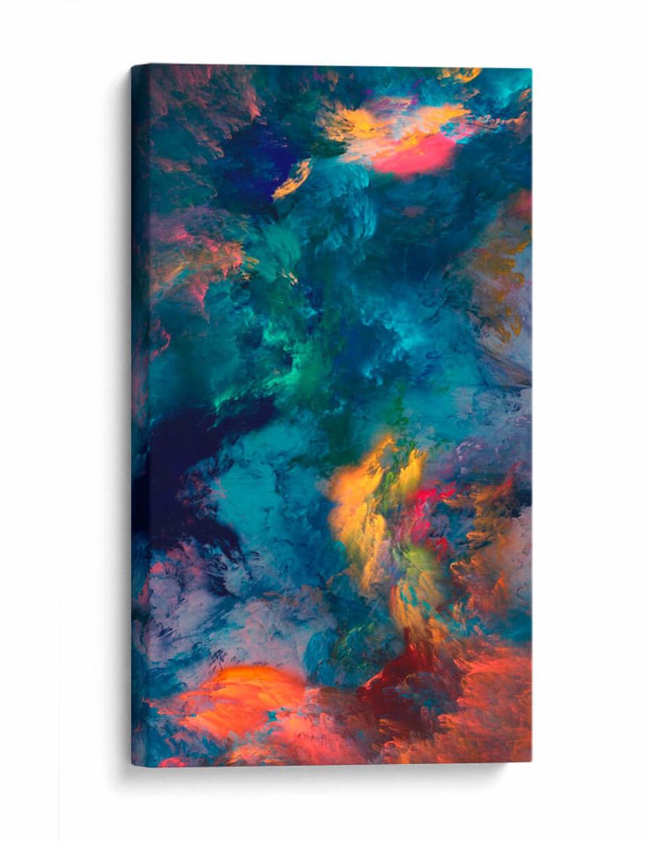 Imagen de producto Cuadro Canvas Lab Aventura de colores algodón y poliéster