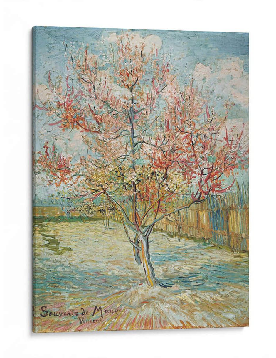 Cuadro impreso en lienzo Melocotonero en flor Vincent Van Gogh Cuadro impreso en lienzo Melocotonero en flor Vincent Van Gogh