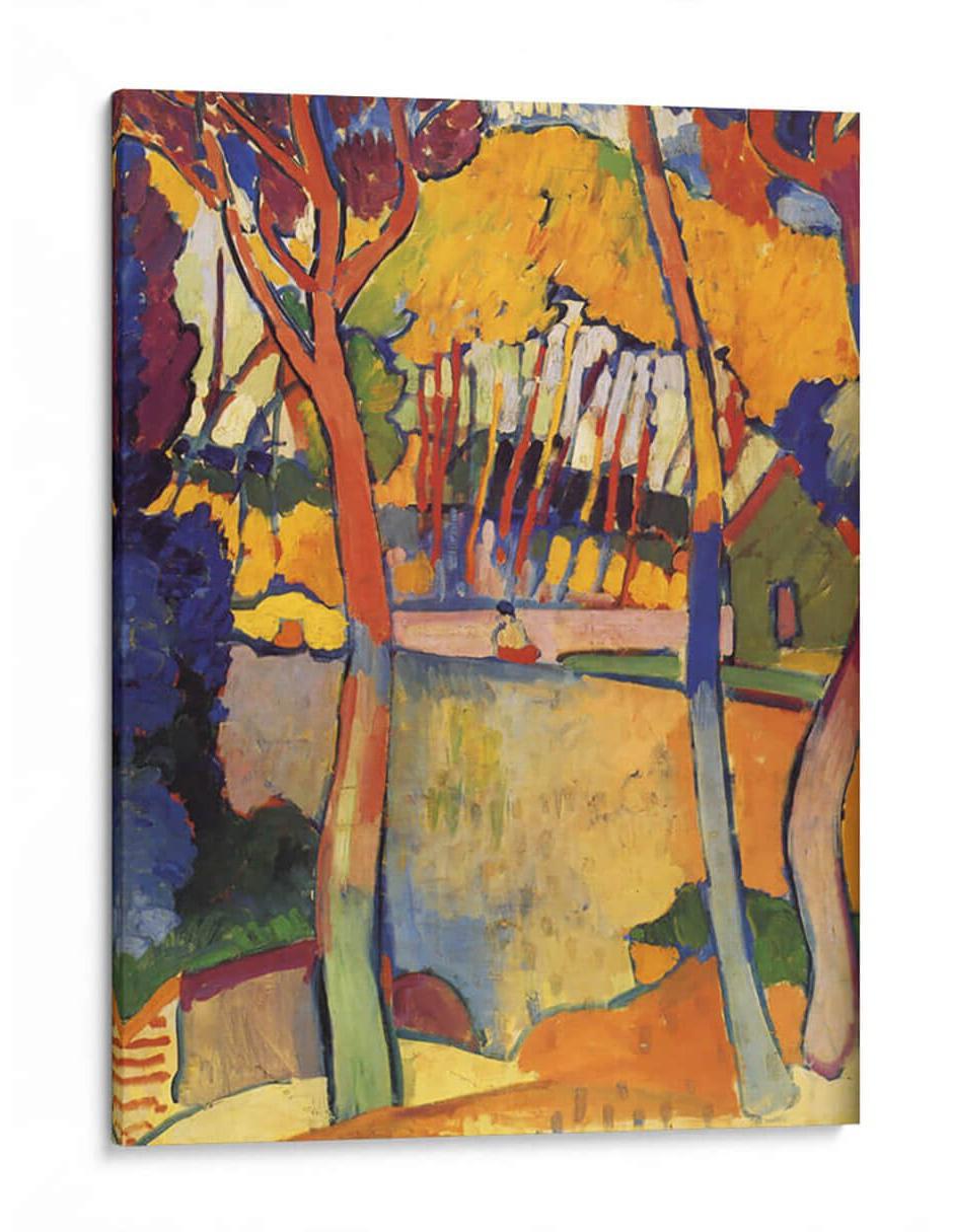 Cuadro impreso en lienzo Trés árboles André Derain