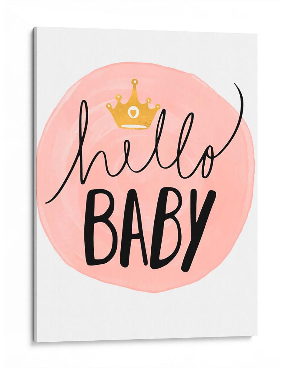 Cuadro impreso en lienzo Hello Baby Cuadro impreso en lienzo Hello Baby
