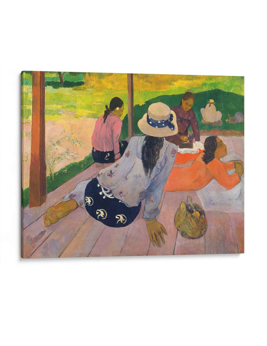 Cuadro impreso en lienzo The Siesta Paul Gauguin 1