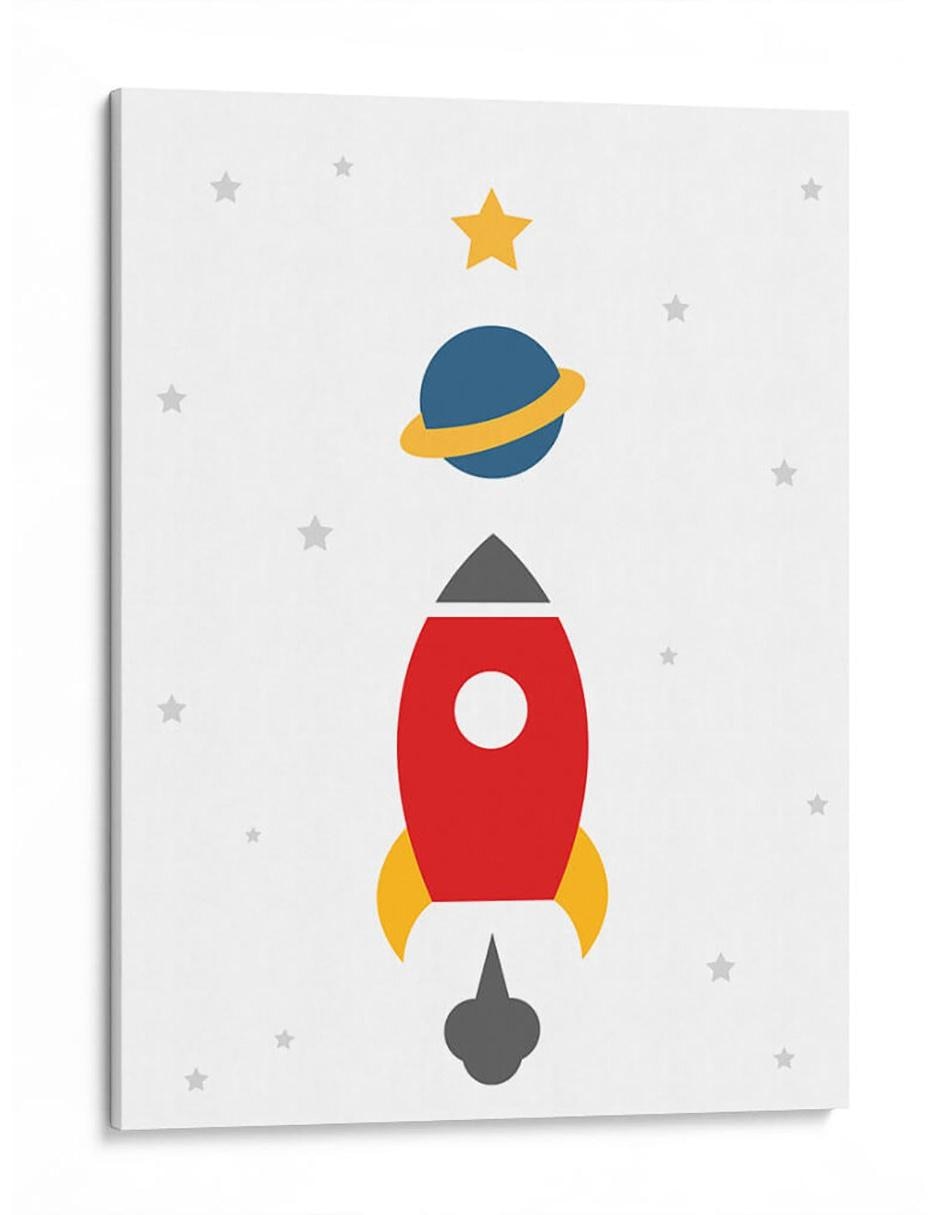 Cuadro impreso en lienzo Red Rocket 1