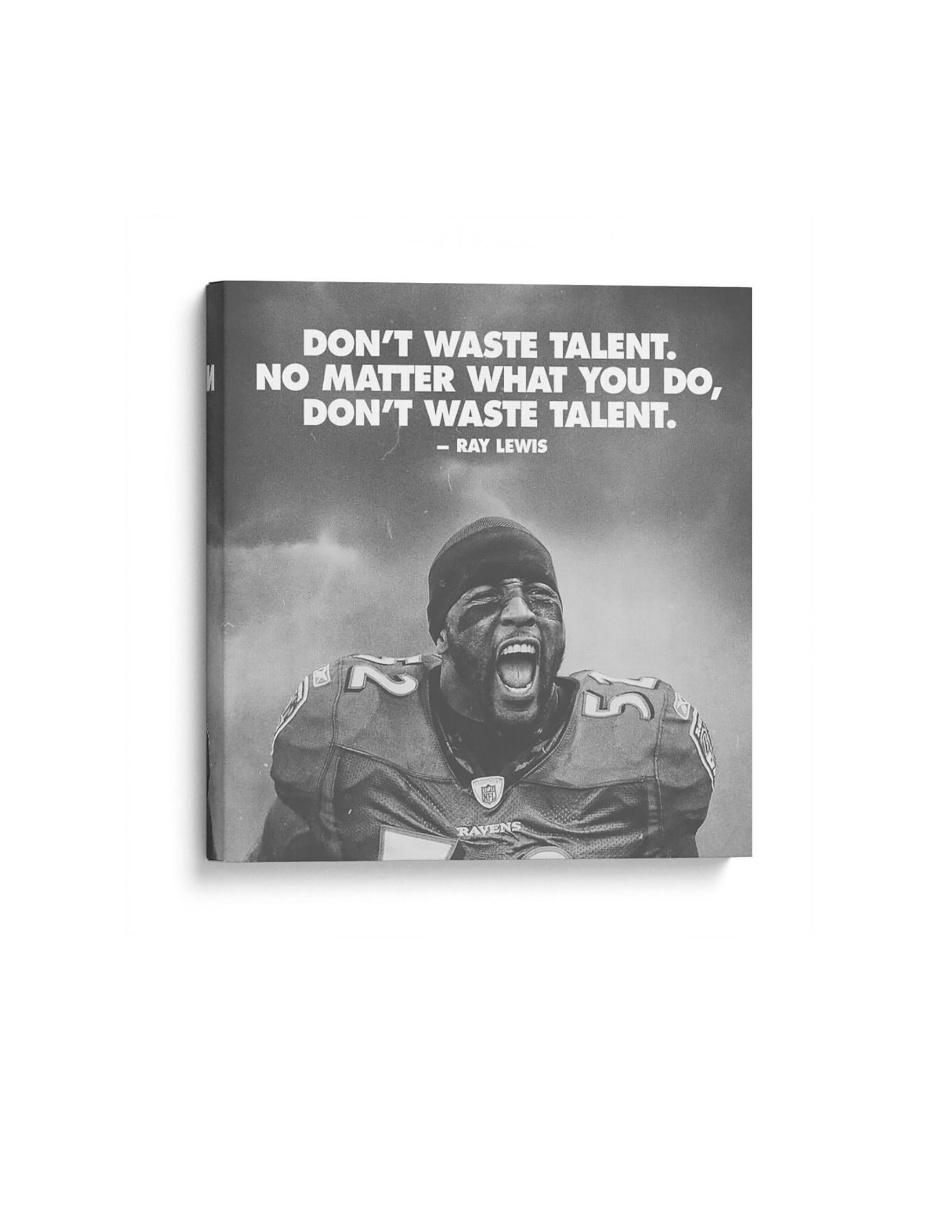 Cuadro impreso en lienzo Inspiración Ray Lewis Cuadro impreso en lienzo Inspiración Ray Lewis