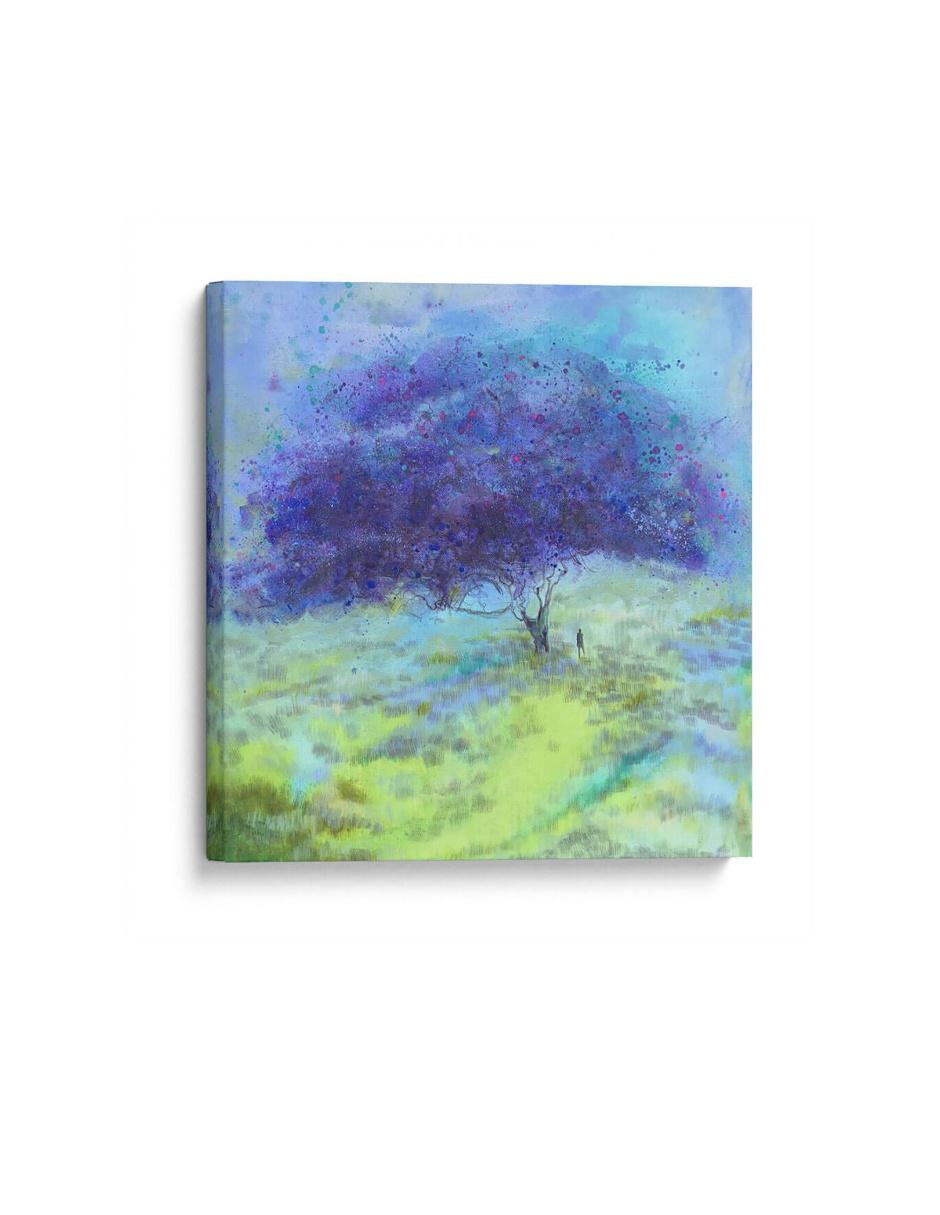 Litografía Árbol de Jacarandas técnica Impresión