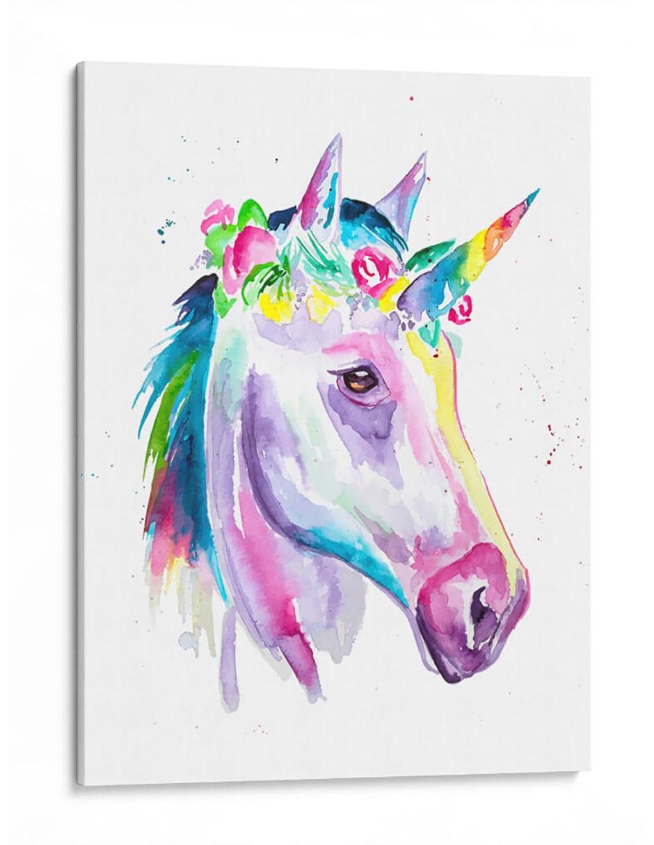 Litografía Unicornio de Acuarela técnica Impresión