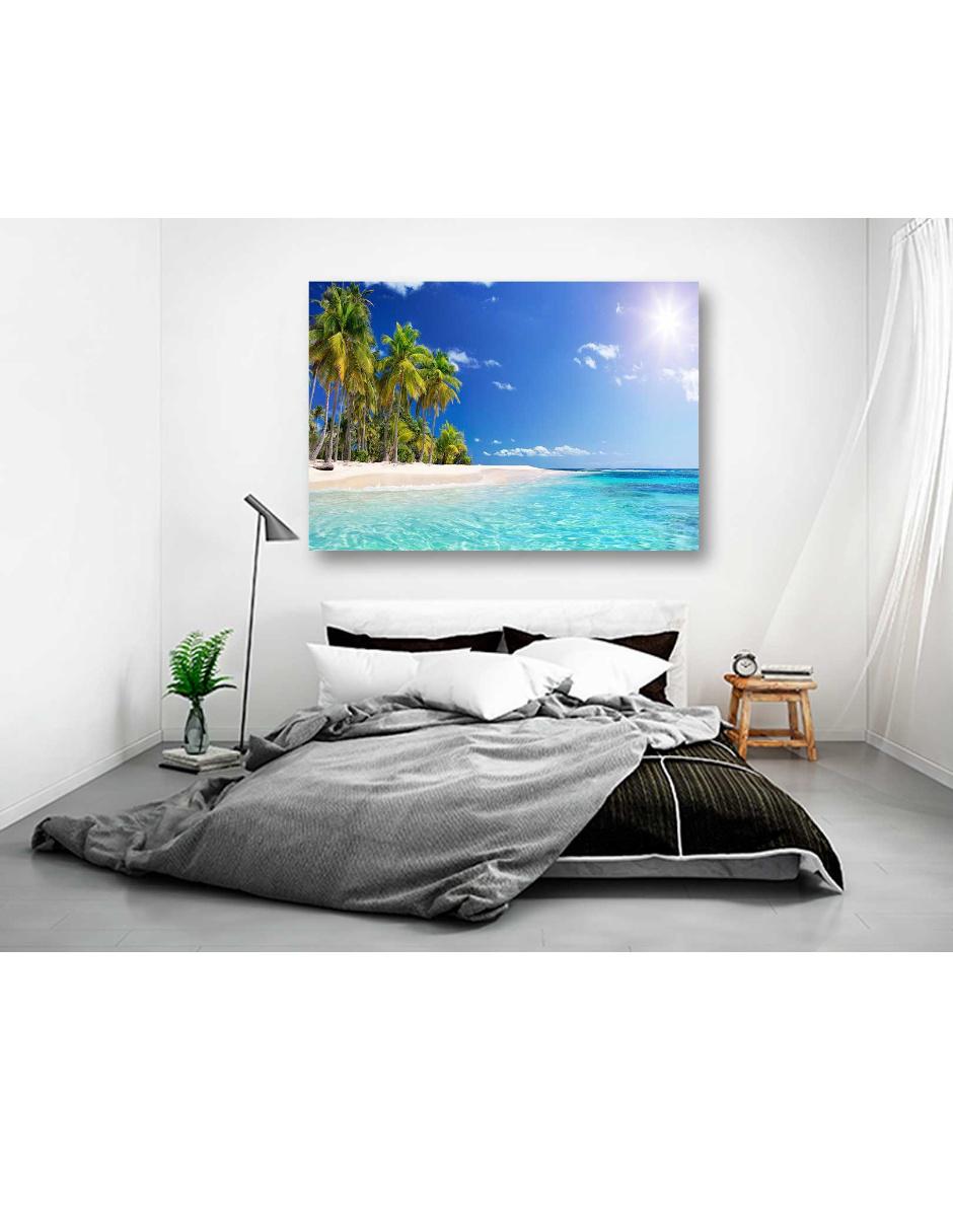 Cuadro Decorativo Canvas Naturaleza Playa Sol y Arena rectangular 4