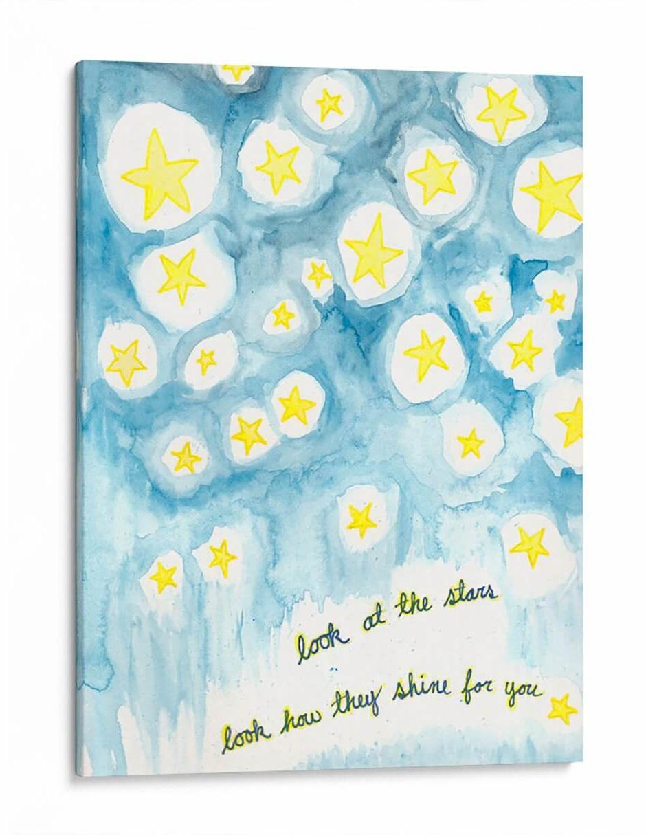 Litografía Look At The Stars técnica Impresión Litografía Look At The Stars técnica Impresión