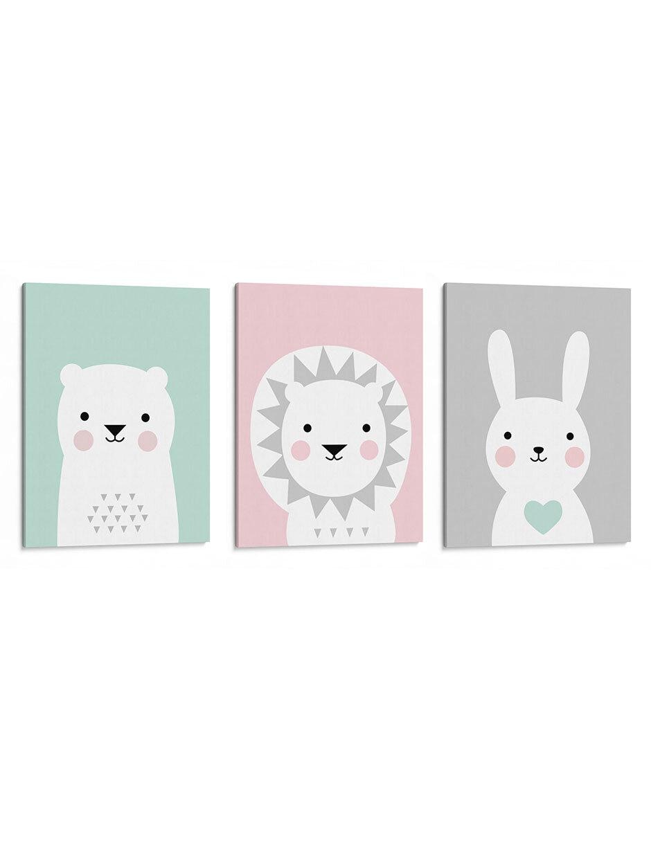 Set litografías Pastel Animals técnica Impresión 1