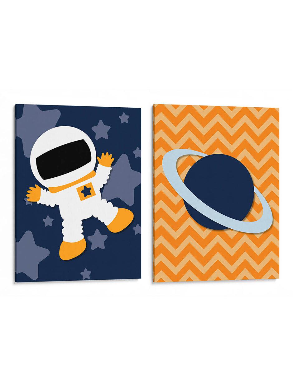 Set litografías Space Planetastronaut técnica Impresión 1