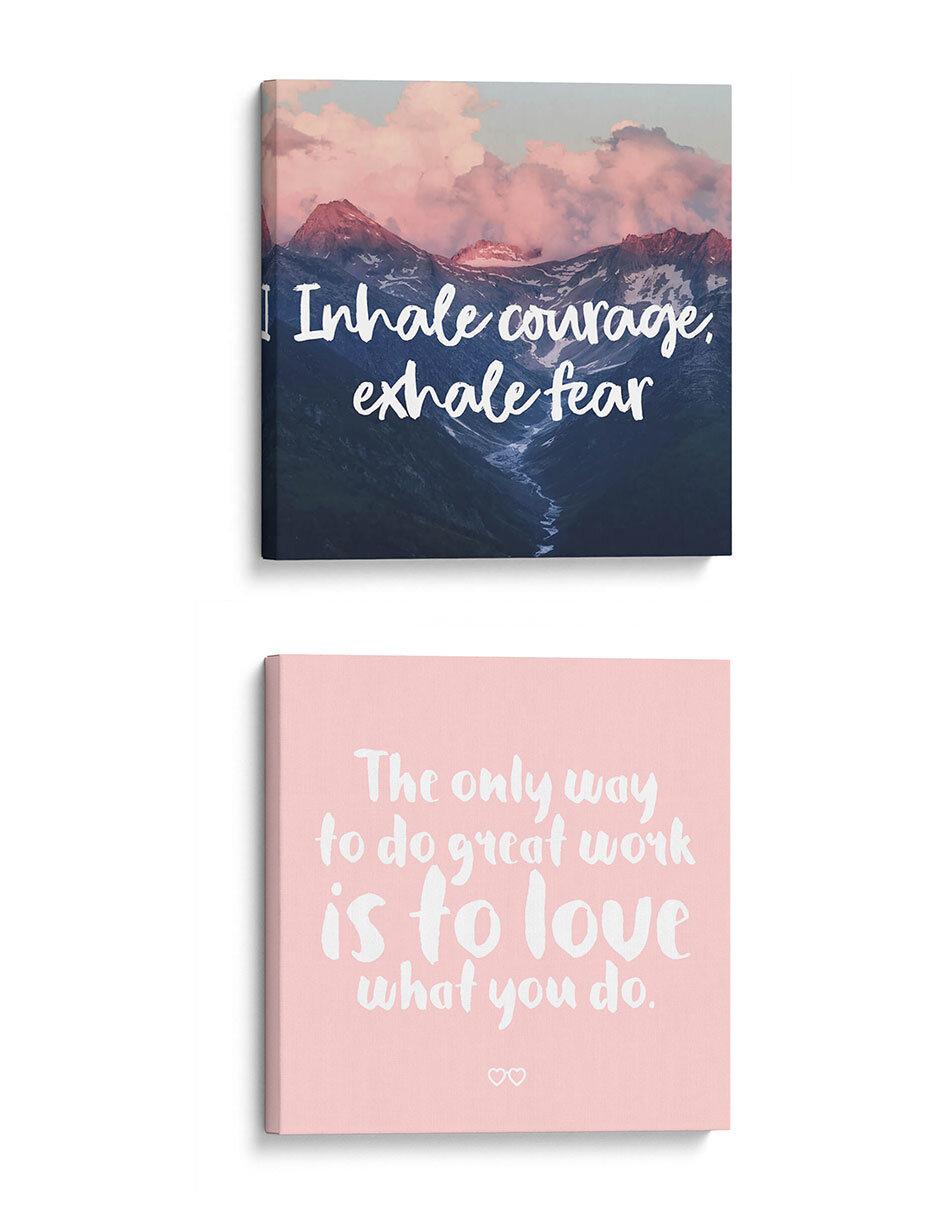 Set litografías Love And Courage técnica Impresión