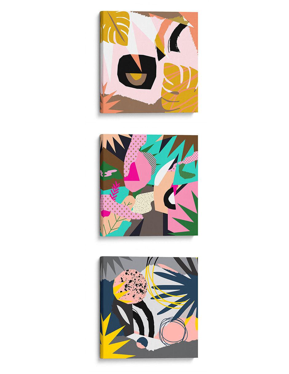 Set litografías Colores y Abstractos técnica Impresión Set litografías Colores y Abstractos técnica Impresión