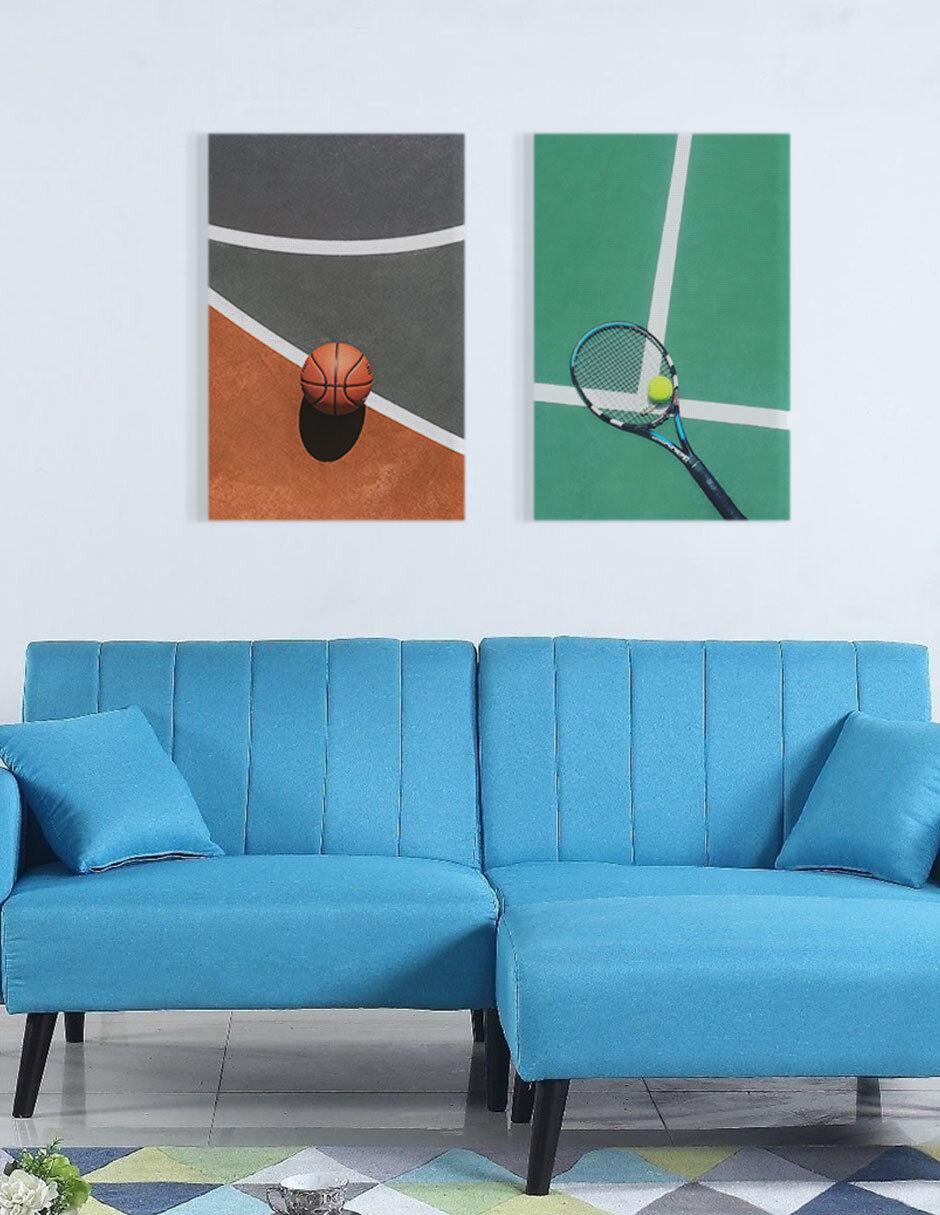 Set litografías Tennis y Basquetbol técnica Impresión 2