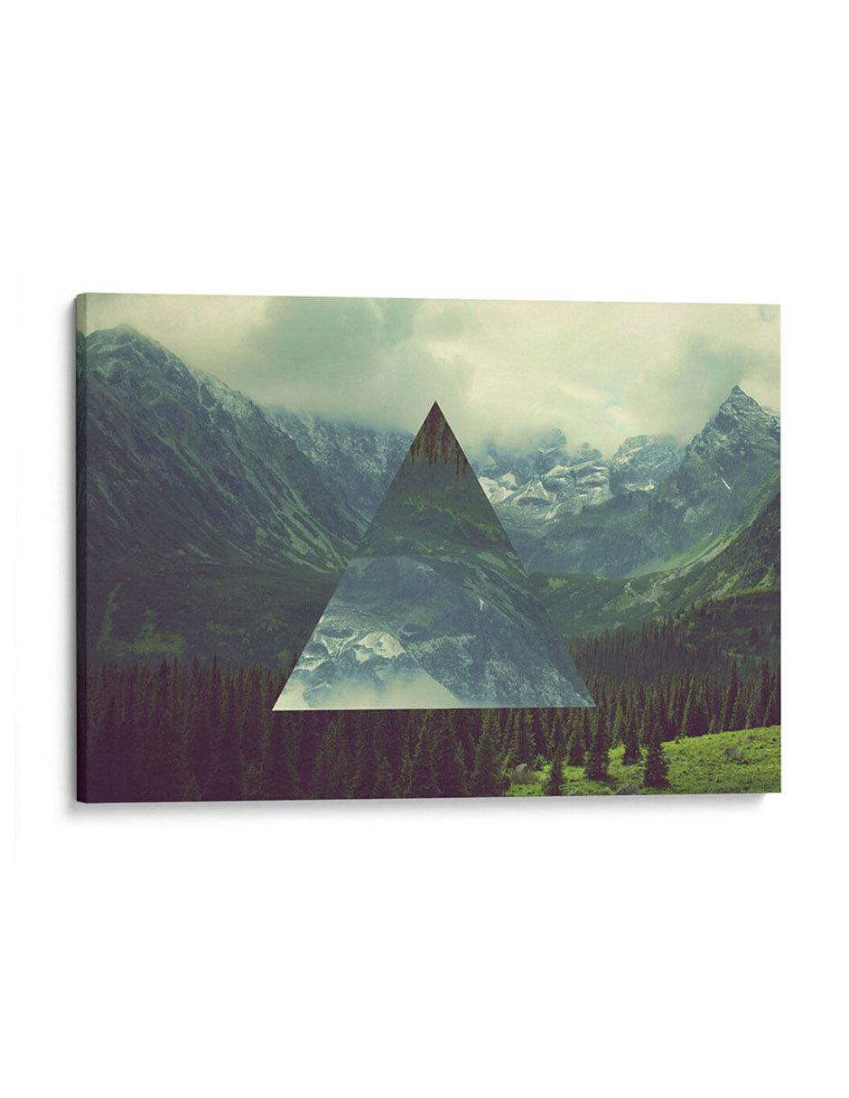 Litografía Montaña Triangular técnica Impresión Litografía Montaña Triangular técnica Impresión