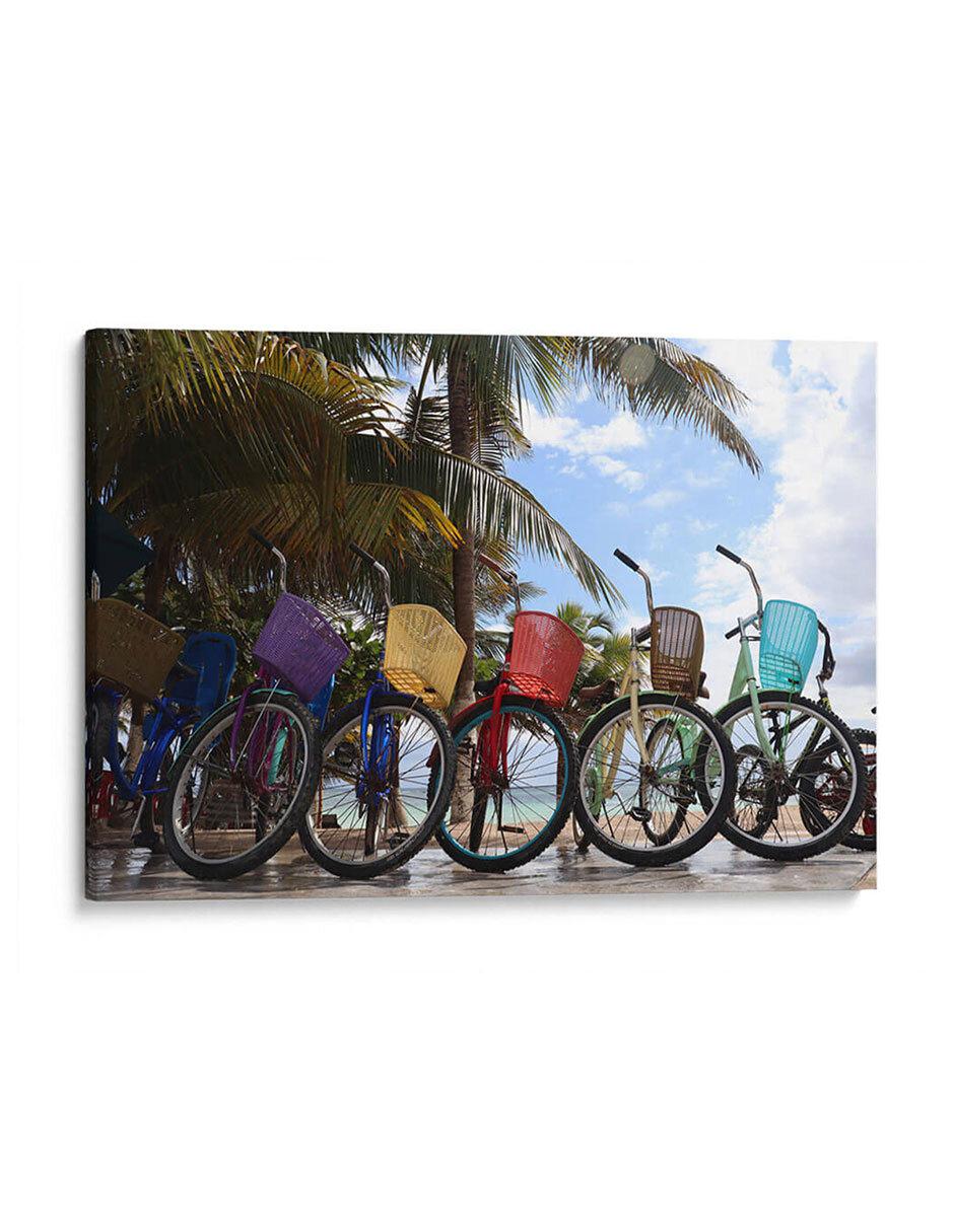 Litografía Bicicletas N Mahahual técnica Impresión
