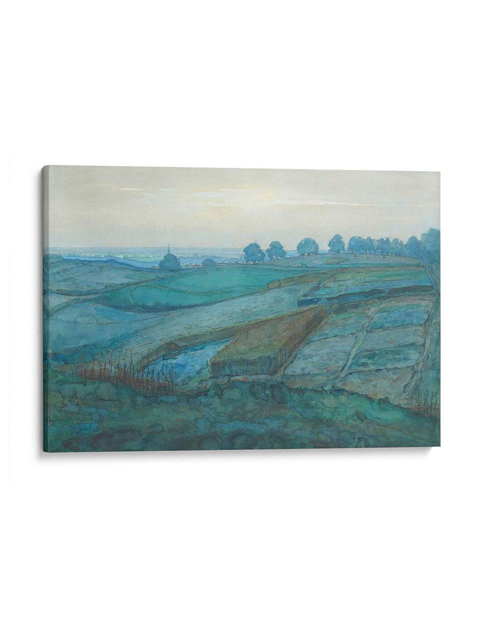 Litografía Paisaje en Arnhem técnica Impresión