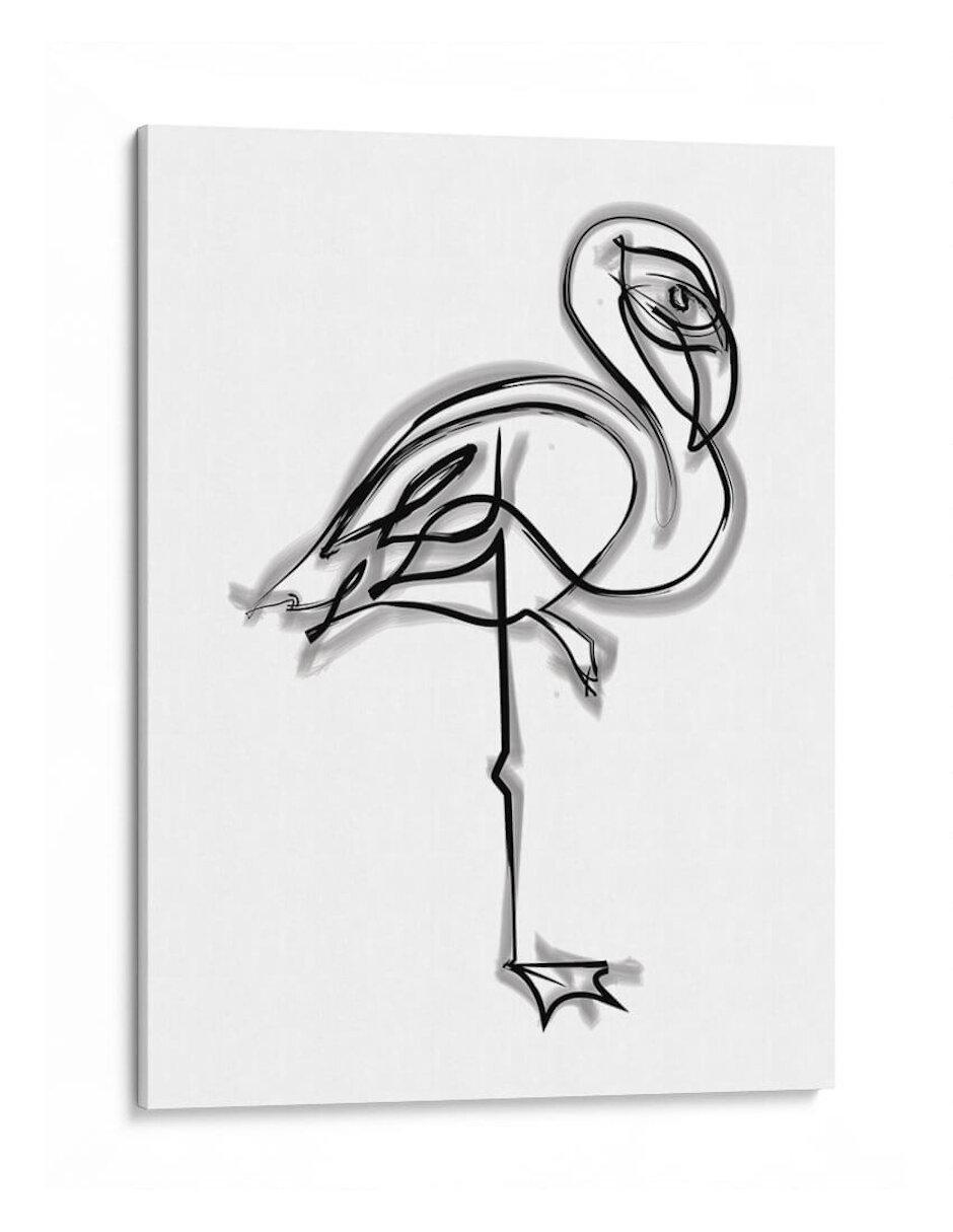 Litografía Shelly The Flamingo técnica Impresión Litografía Shelly The Flamingo técnica Impresión