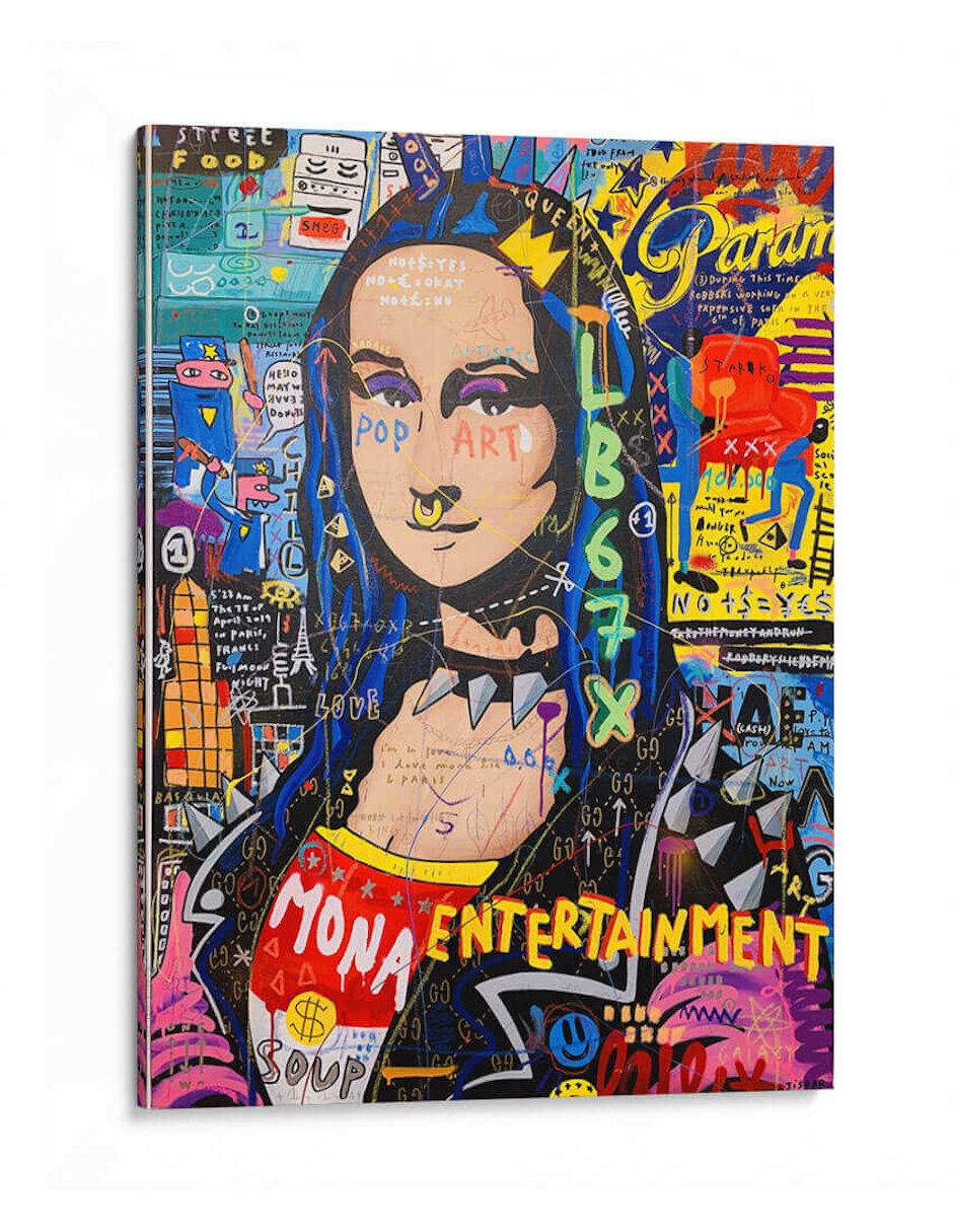Litografía Mona Lisa Pop técnica Impresión Litografía Mona Lisa Pop técnica Impresión