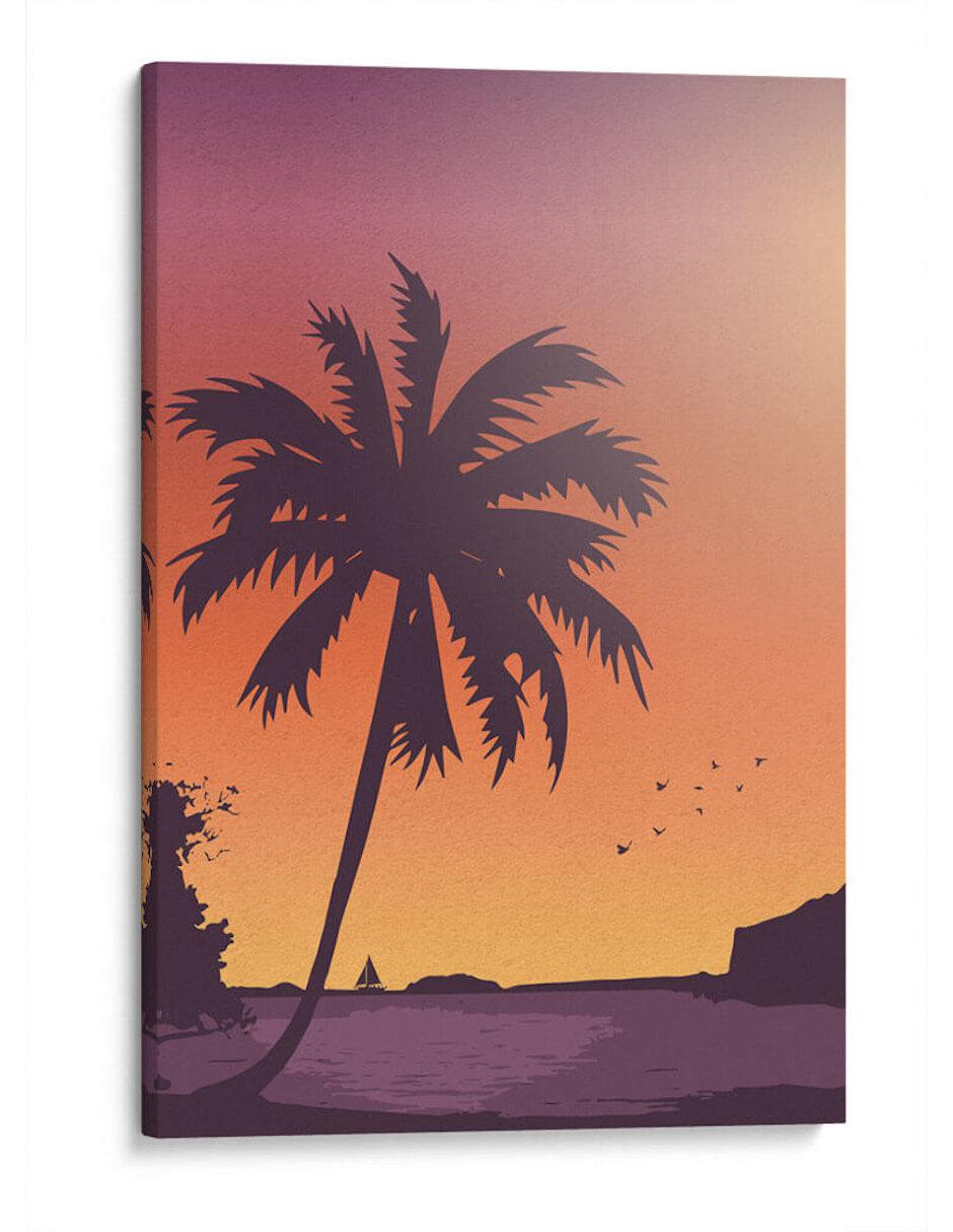 Litografía Beach And Sunset técnica Impresión