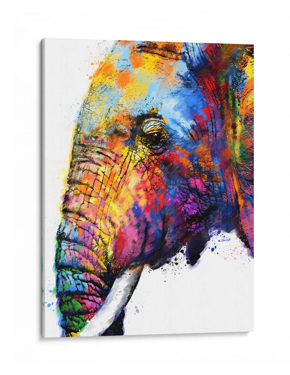 Litografía Lado de Elefante técnica Impresión
