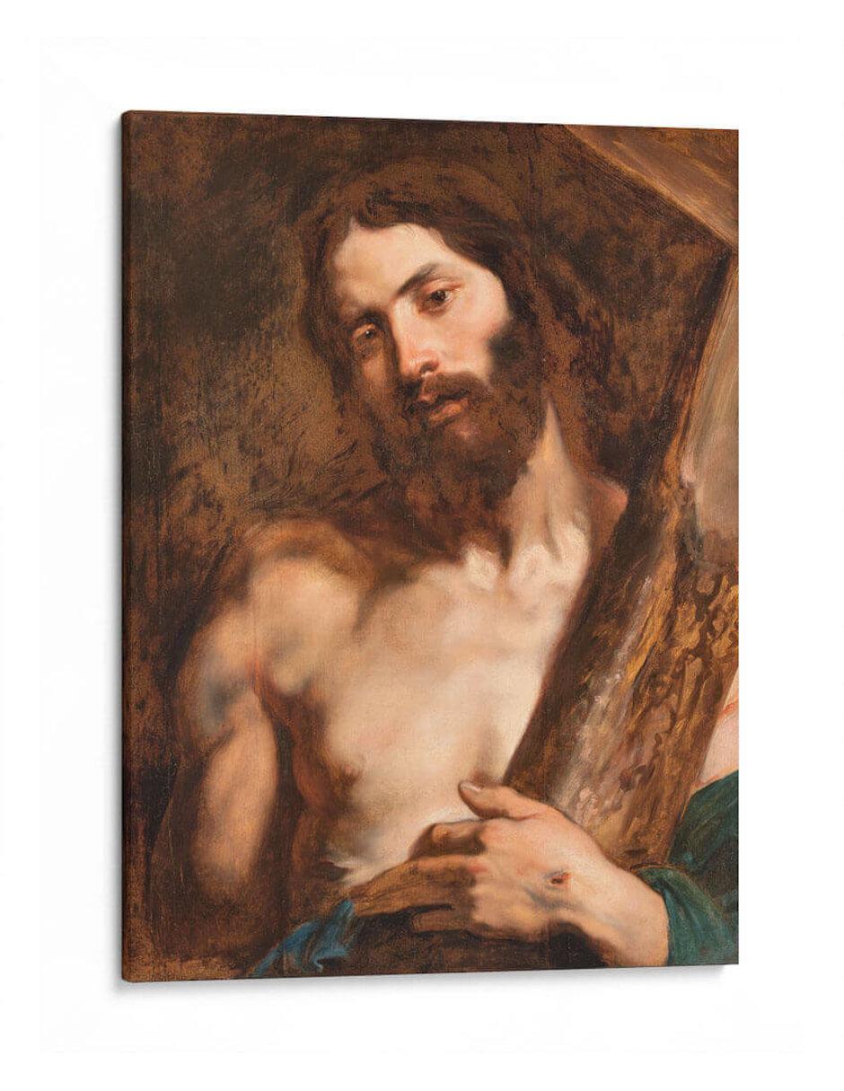 Litografía Cristo Cargando La Cruz técnica Impresión