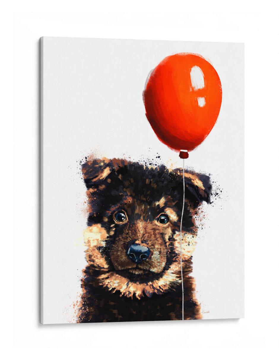 Litografía Canvas Lab Baby Dog Balloon técnica Impresión