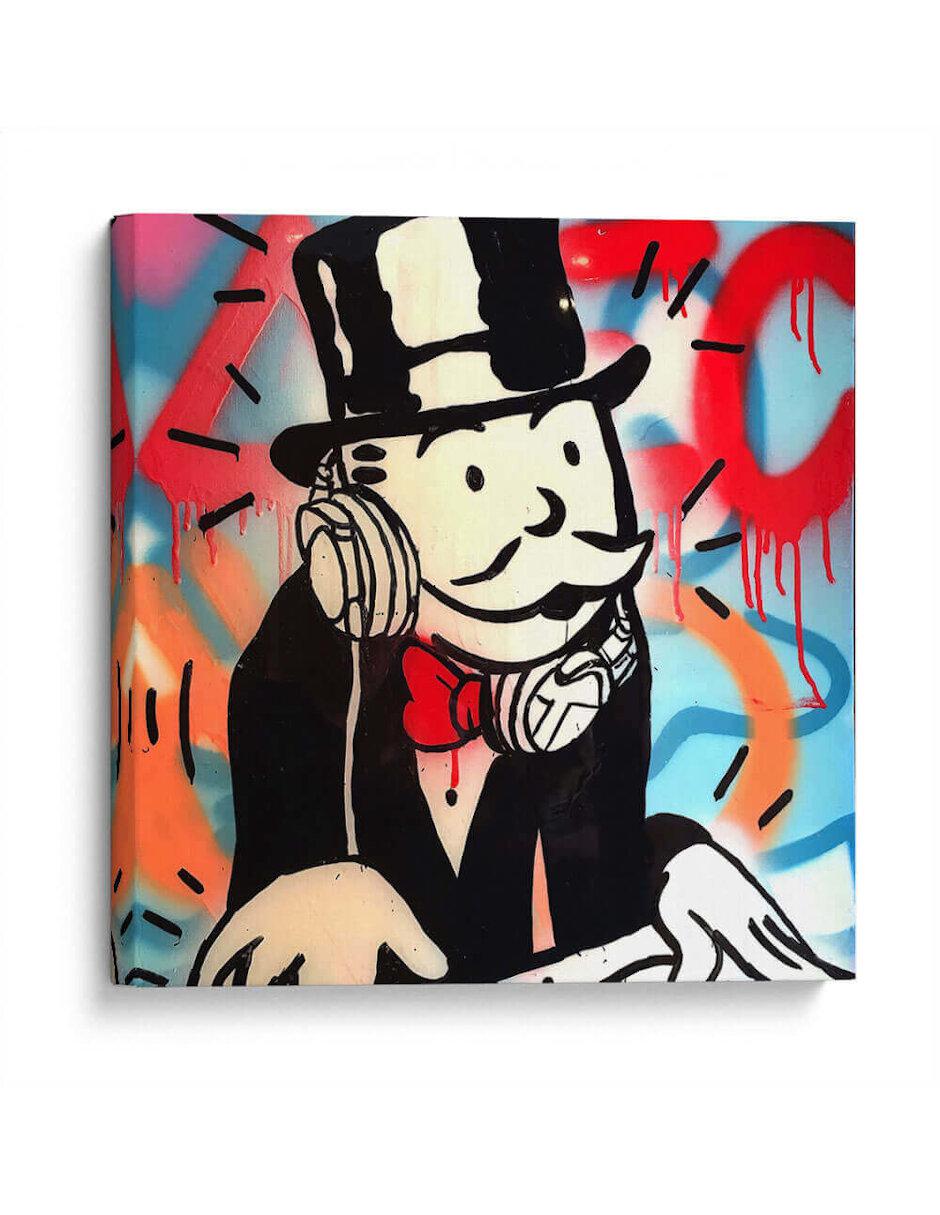 Litografía Canvas Lab Dj Blitz técnica Impresión