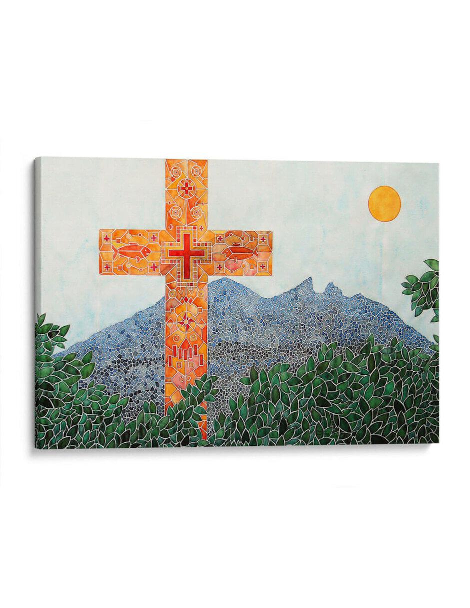 Litografía Cruz Y Cerro De La Silla Litografía Cruz Y Cerro De La Silla