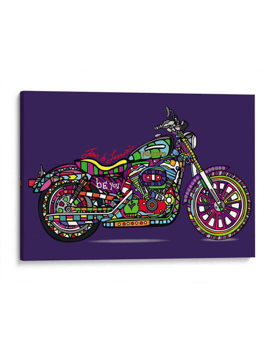 Litografía Vámonos en mi Harley técnica Impresión
