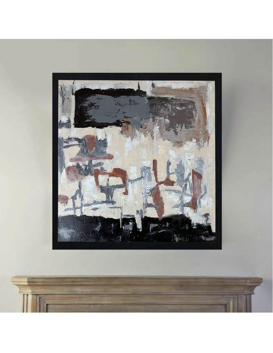 Pintura técnica abstracta Lune Art Gallery