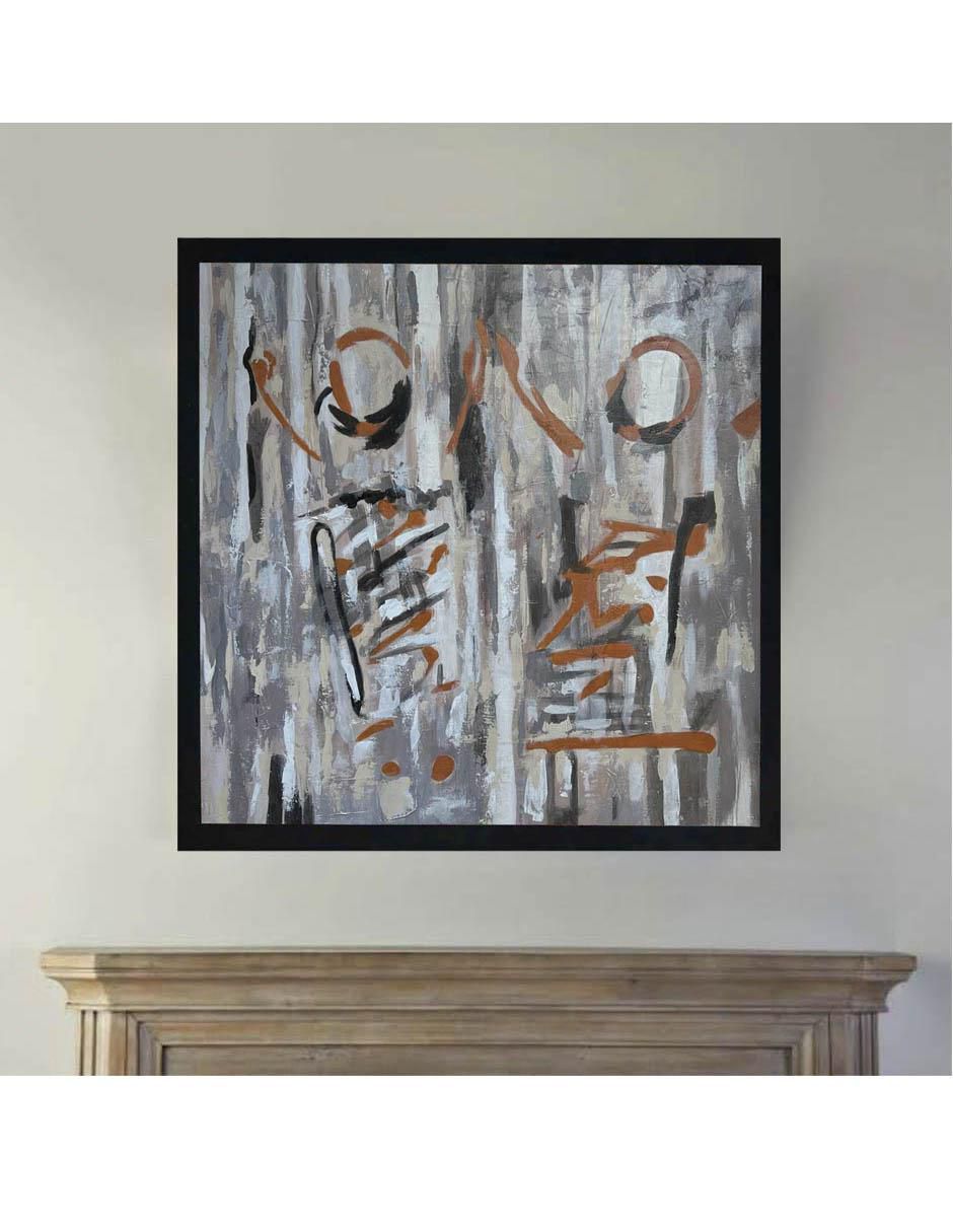 Pintura de 4 vistas Lune Art Gallery abstractos