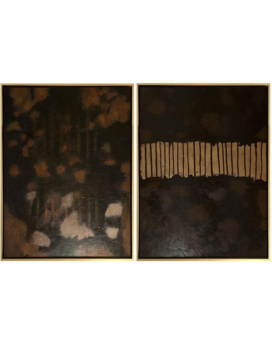 Pintura técnica mixta Lune Art Gallery Abstractos