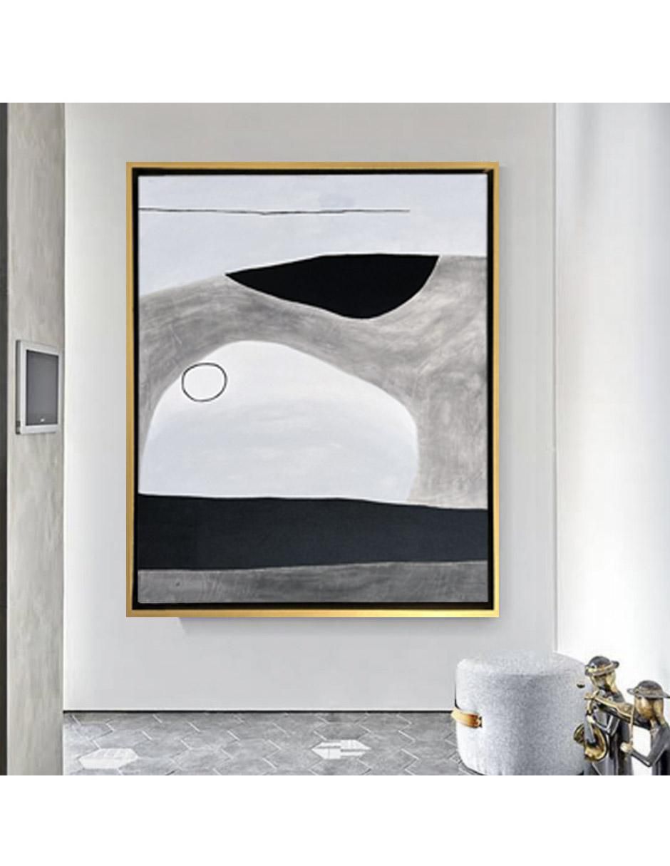 Pintura de 4 Vistas Hecha A Mano técnica acrílico 5