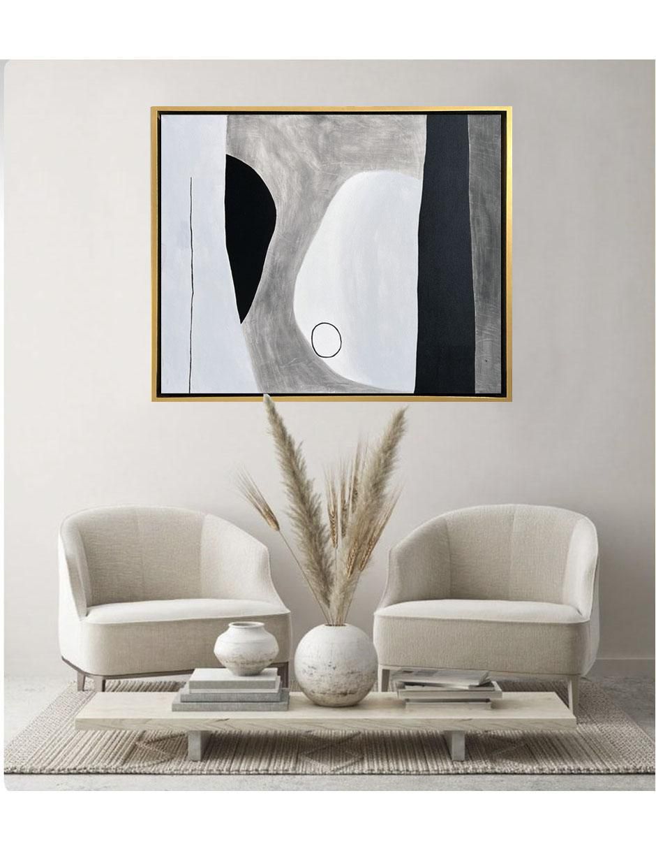 Pintura de 4 Vistas Hecha A Mano técnica acrílico 7