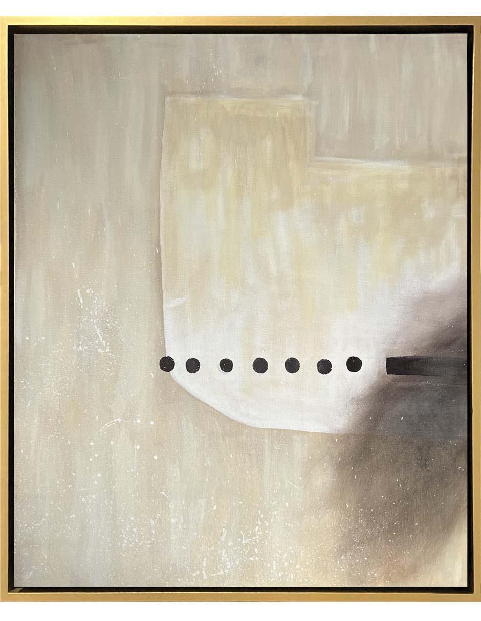 Pintura de 4 Vistas Hecha A Mano Abstracta técnica acrílico Abstracta