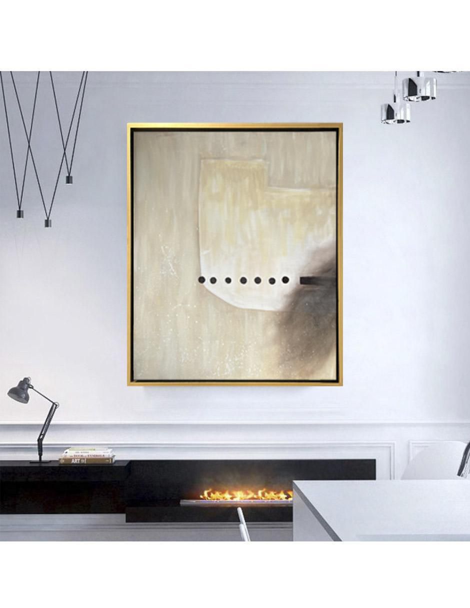 Pintura de 4 Vistas Hecha A Mano Abstracta técnica acrílico Abstracta 9