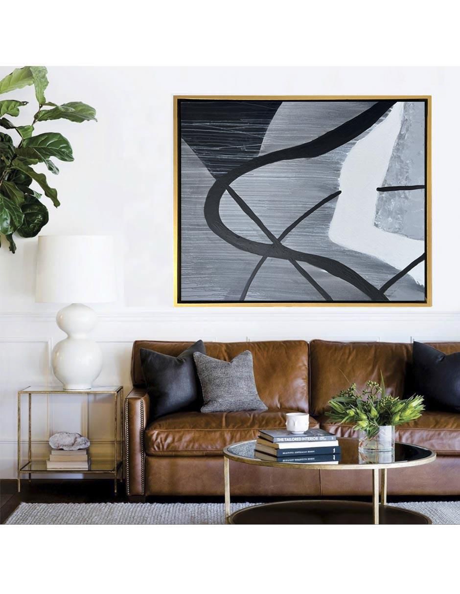 Pintura de 4 Vistas Hecha A Mano Abstracta técnica acrílico 8