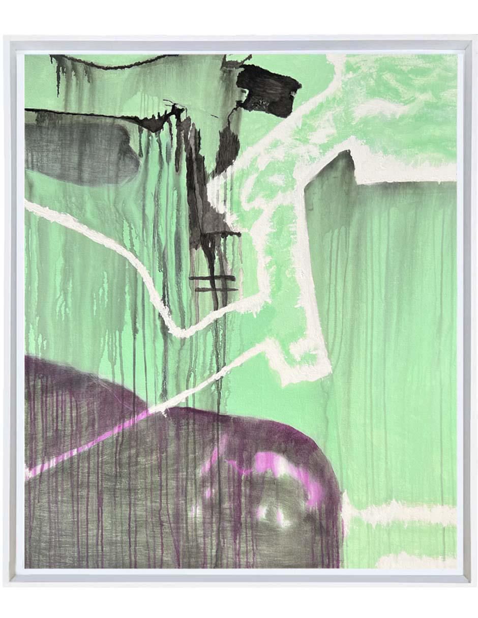 Pintura de 4 Vistas Hecha A Mano Abstracta técnica acrílico 2