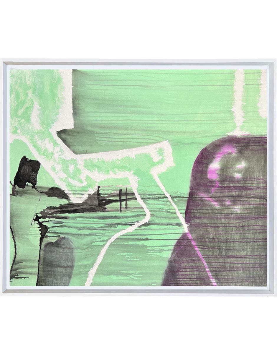 Pintura de 4 Vistas Hecha A Mano Abstracta técnica acrílico 3