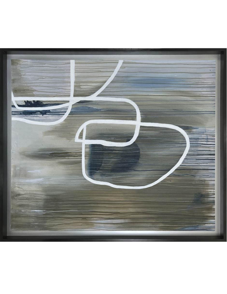 Pintura de 4 Vistas Hecha A Mano Abstracta técnica acrílico 4