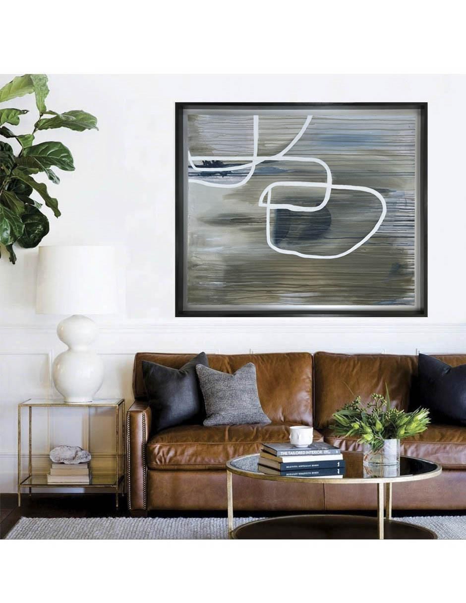 Pintura de 4 Vistas Hecha A Mano Abstracta técnica acrílico 7