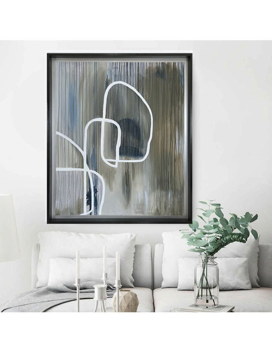 Pintura de 4 Vistas Hecha A Mano Abstracta técnica acrílico 8