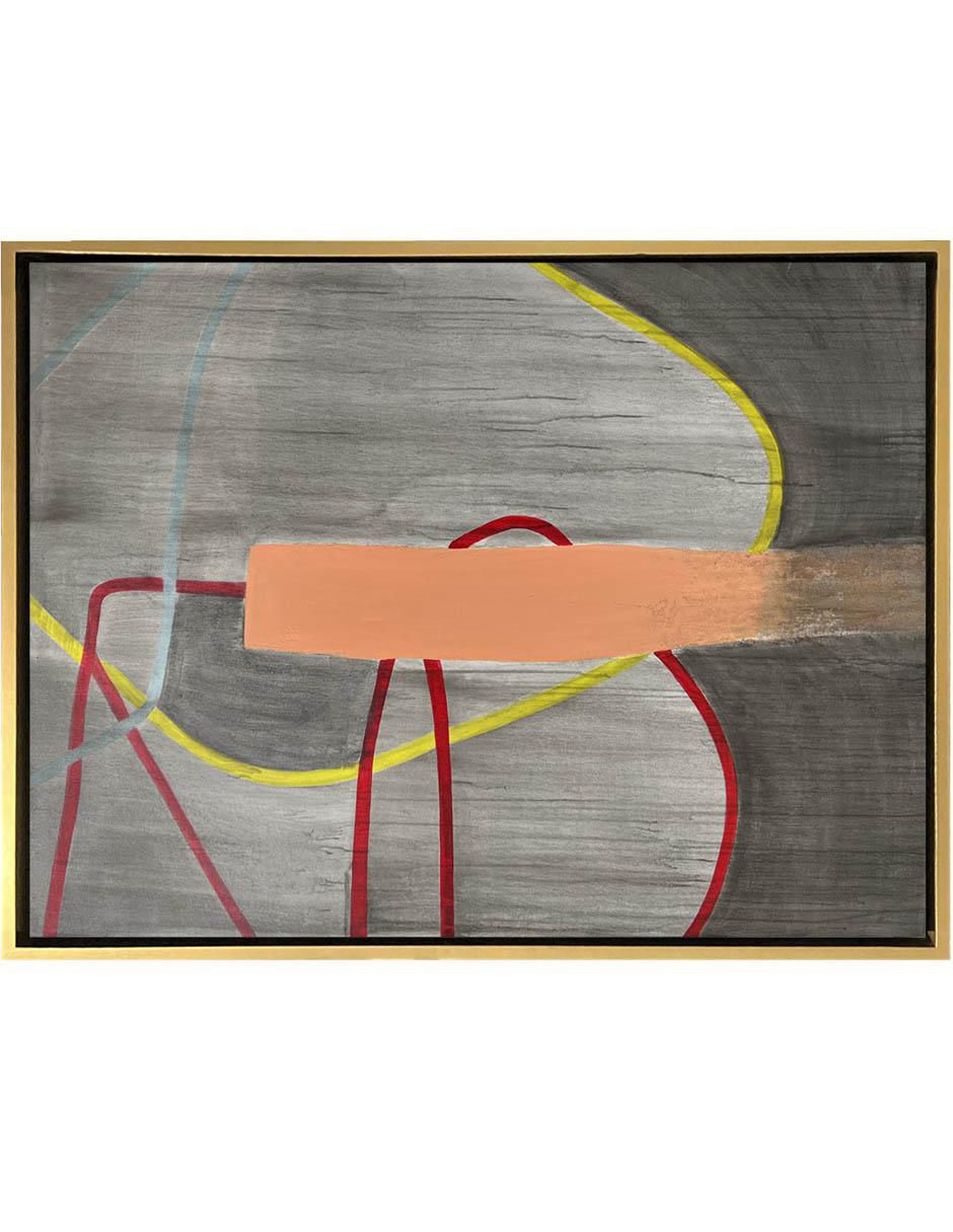Pintura de 4 Vistas Hecha A Mano Abstracta técnica acrílico 2