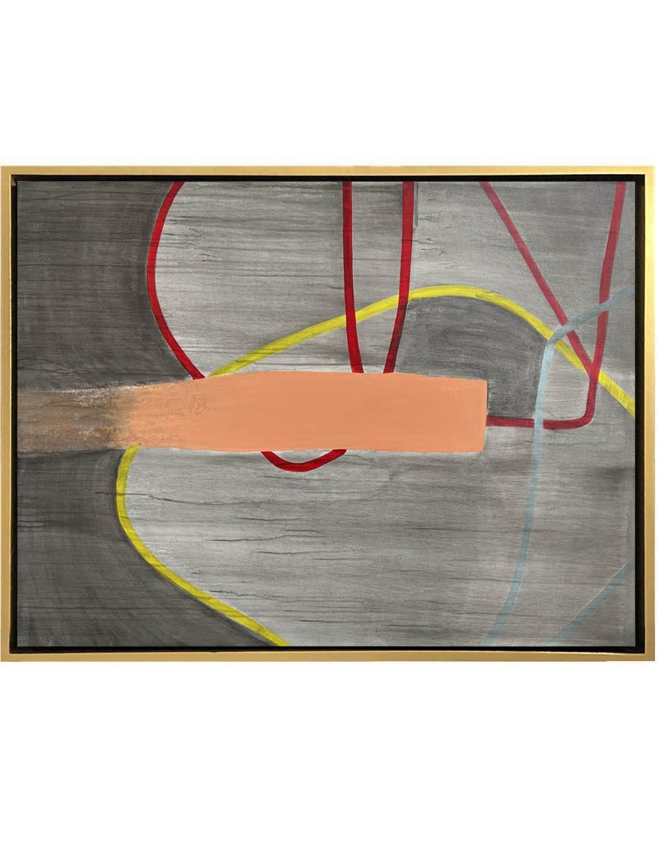 Pintura de 4 Vistas Hecha A Mano Abstracta técnica acrílico 4
