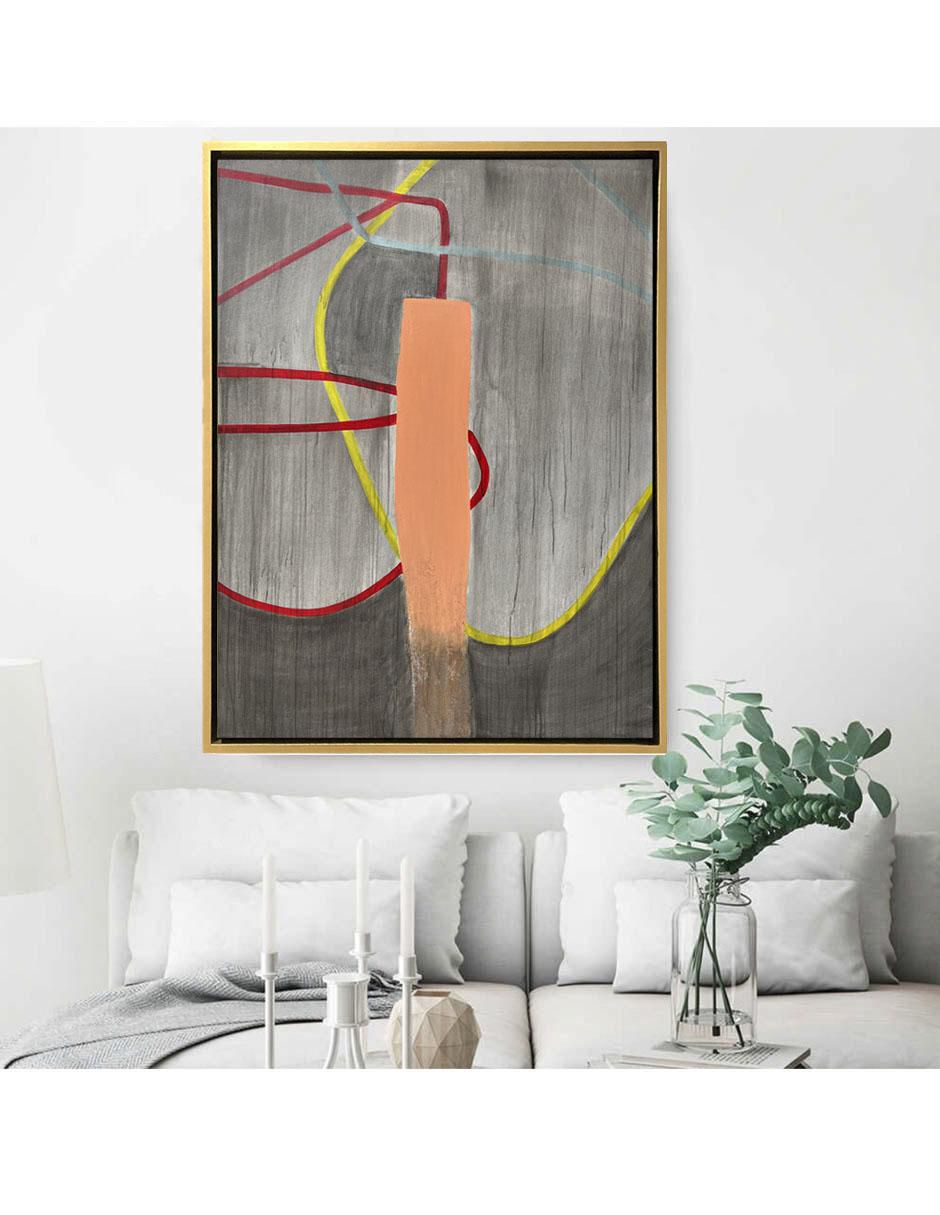 Pintura de 4 Vistas Hecha A Mano Abstracta técnica acrílico 7