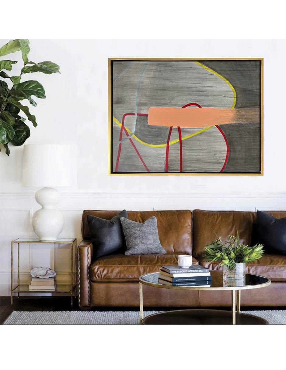 Pintura de 4 Vistas Hecha A Mano Abstracta técnica acrílico 8