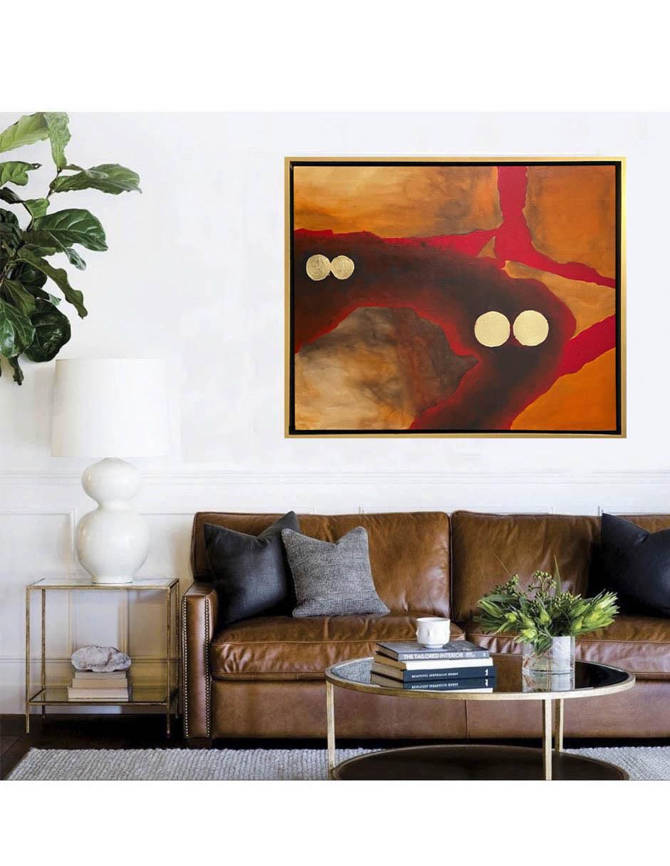 Pintura de 4 Vistas Hecha A Mano Abstracta técnica mixta 7