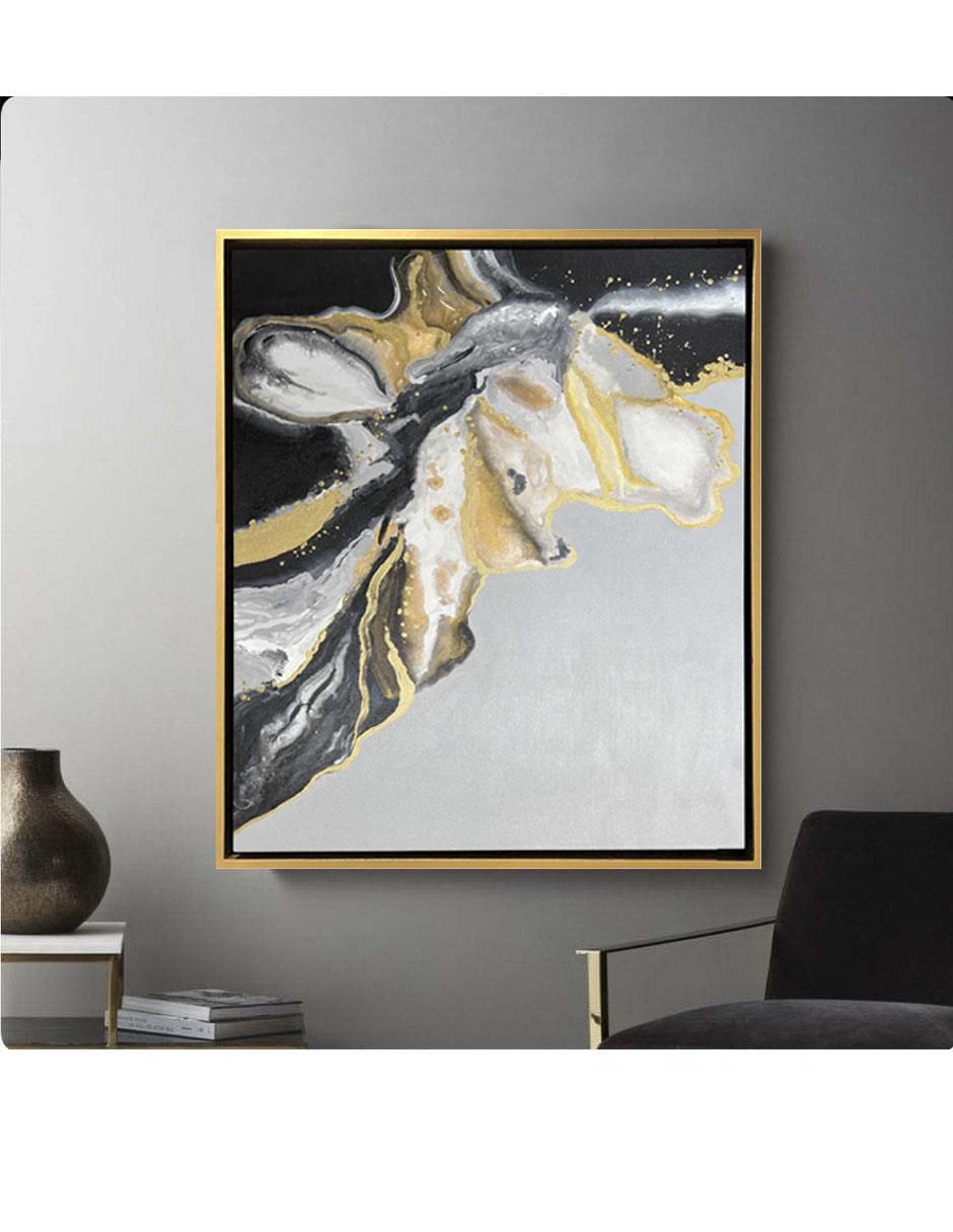 Pintura Coral técnica mixta Lune Art Gallery