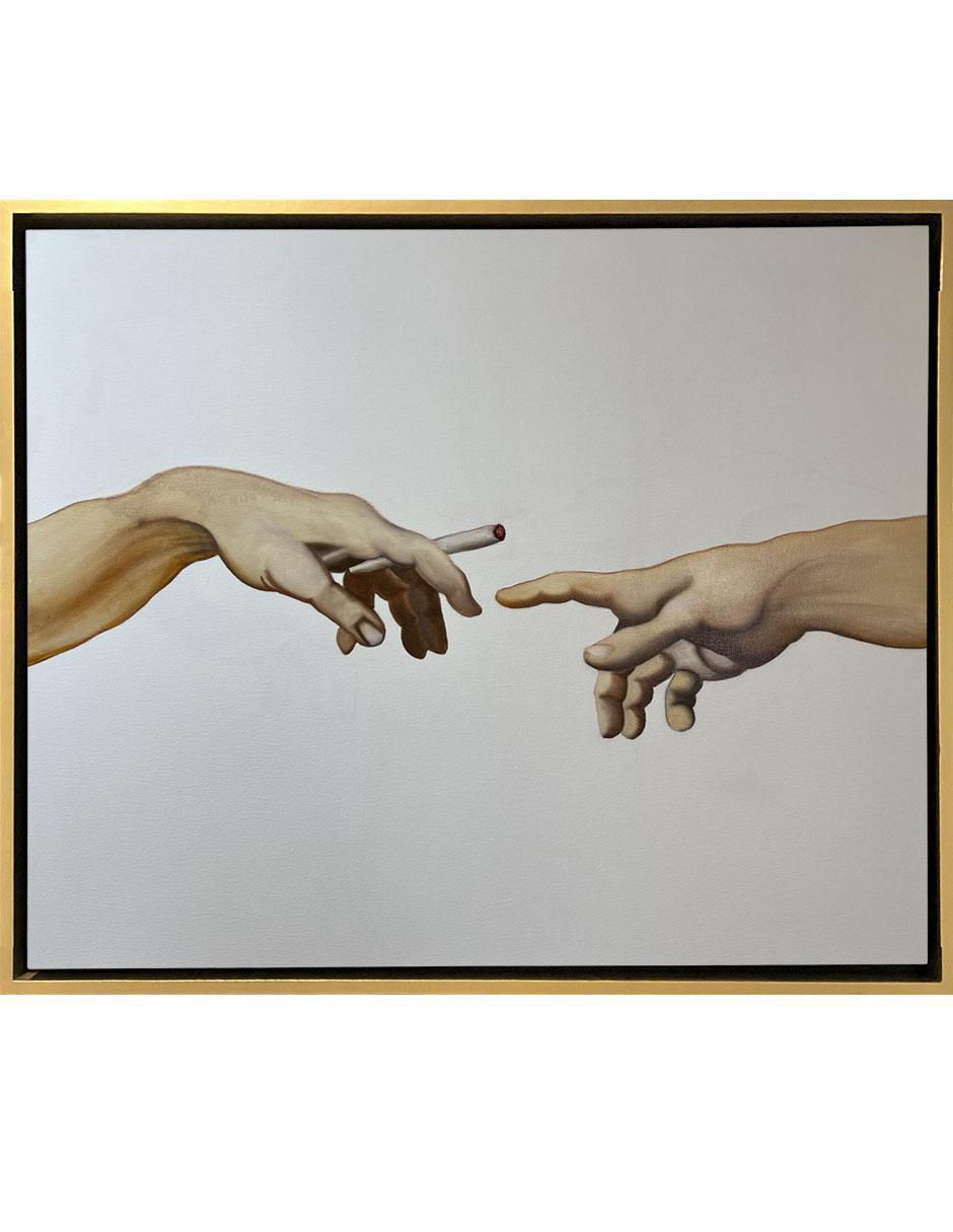 Pintura Weed técnica óleo Lune Art Gallery