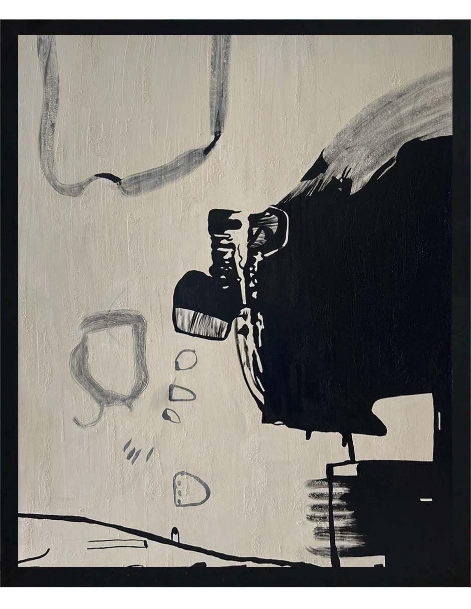 Pintura Abstracta De 4 Vistas Elaborada Totalmente A Mano técnica acrílico 2
