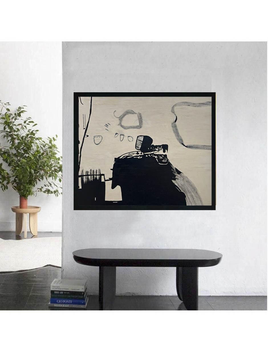 Pintura Abstracta De 4 Vistas Elaborada Totalmente A Mano técnica acrílico 7